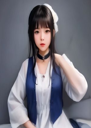 时尚街拍美女身穿oversize西装搭配短裙，上海市中心步行街，黄金时段侧逆光，高饱和度城市感写真